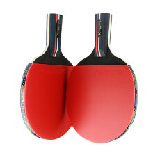 Pro Table Tennis Racket Set with Three-Star Paddle, Non-Slip Grip, Bamboo Construction for Professional Play