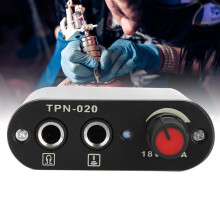 Alimentatore per tatuaggi mini motore nero - formato palmare