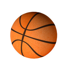 Silent Basketball Size 7 Foam Basketball for Indoor Use Lightweight Quiet Toy for Children and Adults Orange Color