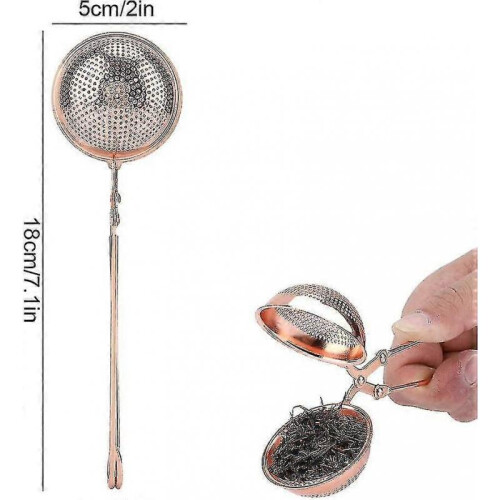 Tea Infuser Strainer Portable Stainless Steel Mesh Tea Ball Reusable 1