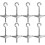 12 Pieces Spring Toggle M5 Hook Dowel Ceiling -asaki 1