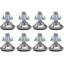 8 Pieces M8 X 30mm Adjustable Furniture Feet, Height Adjustable Heavy Duty