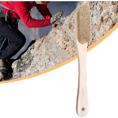 Climbing Cleaning Brush for Boulder Chalk, Ergonomic Tool, Versatile Mountaineering Accessory, Durable Bristle Design 1