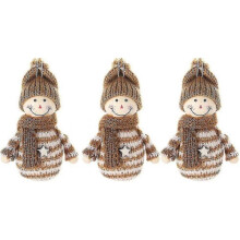 Christmas Plush Angel Doll Ornaments: Xmas Hanging Angel Doll Stuffed Toy Figurines Christmas Tree Pendant Ornament for Windows Door Fireplace3pcsbro