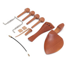 Violin-Teil Zubehör Jujubaholz mit Schöner/Endknopf/Saitenhalter/Saitenrad/Tonstifte/Darm für 4/4