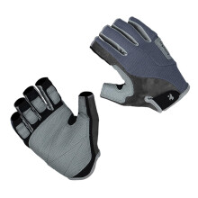 Half Finger Gloves for Outdoor Climbing and Fitness - Suede Material, Lightweight Hiking Mittens, Unisex Size