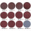Sanding Discs Pad Kit, Pack Of 100 Sanding Paper with Sponge Pads 11