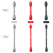 Lixada asta estensibile in alluminio 12cm/21.5cm argento