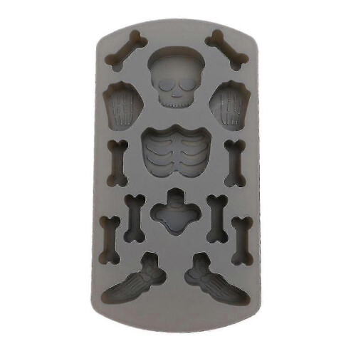 Creative Baking Molds Human Skeleton Molds Silicone Fondant Cakes Molds Baking Tools (dark Grey) 1