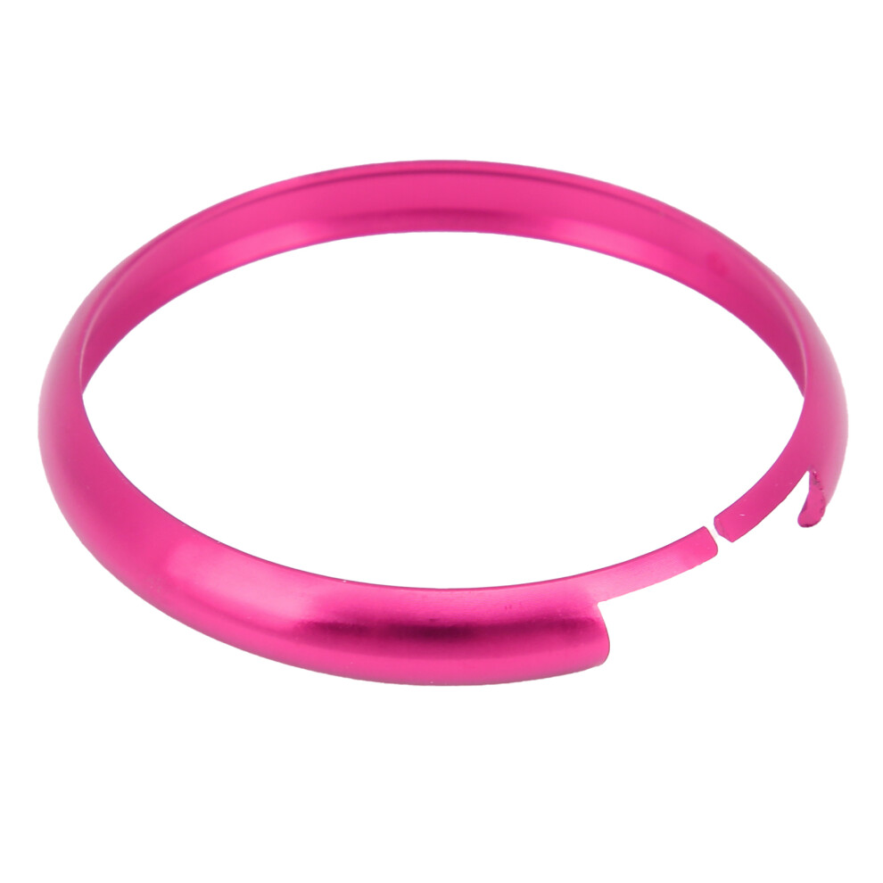 Mini R55-R60 Aluminium Key Fob Ring Trim In Rose Stylish Key Accessory Red 8711343592245