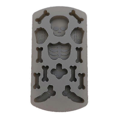 Creative Baking Molds Human Skeleton Molds Silicone Fondant Cakes Molds Baking Tools (dark Grey) 2