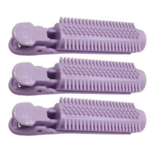 Hairstyle Tool Hair Rollers Hair Clip Curler Wave Fluffy 3pcs Root Roller Self Grip Accessory Purple -aya