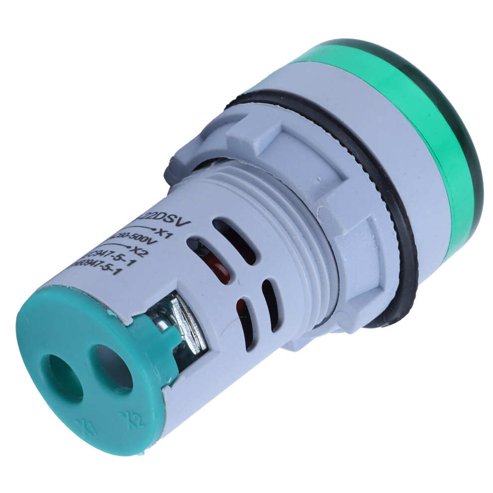 Ad16â22Fsv Digital Voltage Signal Indicator 60Â500V Ac Green 7901343592692