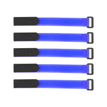 DUUTI 5 pièces 19 cm sangle de guidon de vélo en nylon bleu