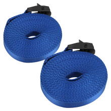 2 pezzi di cinghie di fissaggio blu navy 3 m fibbie in lega di zinco