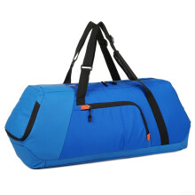 Waterproof Gym Bag with Organized Compartments for Racket and Accessories in Blue, Durable Material for Sports Use