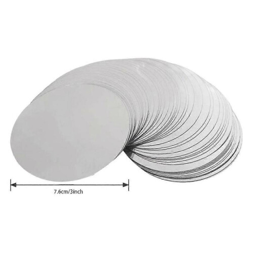 150 Pcs 3 Inch Silver Wine Pourer Discs Drip-proof Drop Drip Stop Versing Spout Pour Wine Spout Thin 2