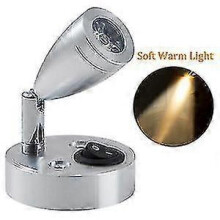 12v Led Spot Reading Light, Led Lamp Interior, 3w Warm Light Bedside Reading Lights for Motorhome