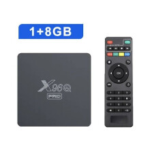 TV Receiver X96q Pro Smart Tv Box Android 10.0 Allwinner H313 Quad 2.4G Wifi 4K