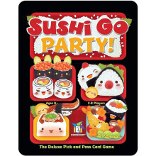 Game Author | Sushi Go Party game | Card games | Age limits 8+ | 2-8 players | 20 minutes of game time
