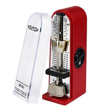 Mechanical metronome, transparent scale, portable adjustable speed, smooth, dustproof
