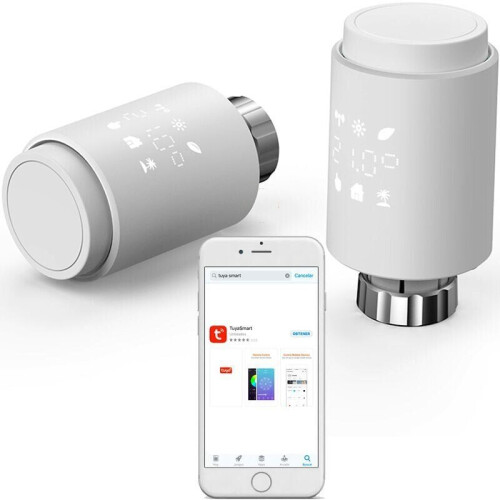 Networked radiator thermostat - Programmable networked thermostat head, compatible with "A
