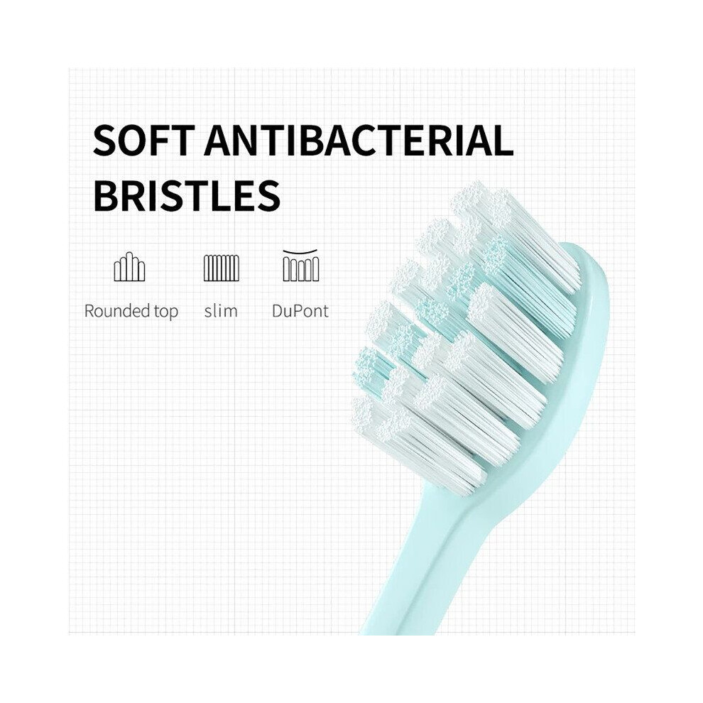 Electric toothbrush for adults and children, rechargeable electric sonic toothbrush, 2D