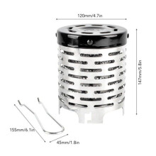 Outdoor Camping Mini Heater stainless steel portable lid with lid handle