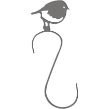 Silhouette hook bird metal garden decoration S-shaped decorative hook terrace lawn s