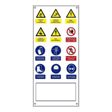 Stand for acrylic products Normaluz Obra multilayer PVC (50 x 110 cm)