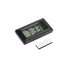 Portable digital LCD clock 77 x 42.4 x 17.7 mm for car dashboard