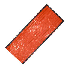 Survival Sleeping Bag for Adults, Waterproof Cold Weather Bivvy Bag, Thick Foldable Camping Equipment, Orange Color