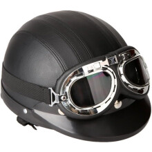 Vespa Scooter motorcycle helmet, black