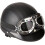Vespa Scooter motorcycle helmet, black 1