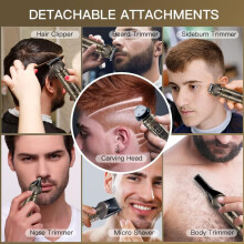 Beard trimmer hair cutting set professional hair cutting machine for men's precise cutting