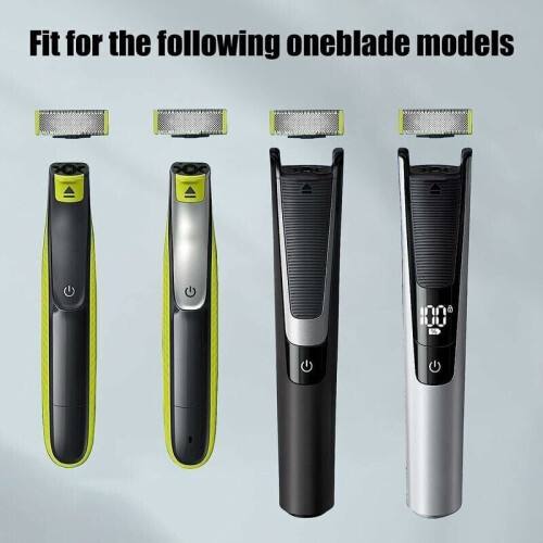 The razor blade is compatible with the Philips Oneblade replacement blade One Blade Pro