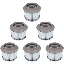 Set of 6 replacement filters MSpa FD2089, filter cartridge for swimming pools
