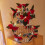 Flower String Light Christmas Artificial Poinsettia String Lights Party Decor 8
