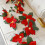Flower String Light Christmas Artificial Poinsettia String Lights Party Decor 2