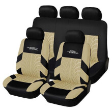 (BEIGE 3mm)AUTOYOUTH Coprisedili per auto Set completo Protezione per seggiolino auto Coprisedili per