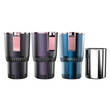 (Violet) Tasse de voiture intelligente 2 en 1, tasse de refroidissement et de chauffage automatique