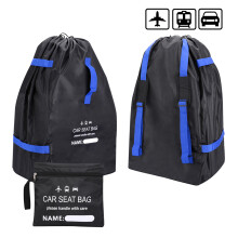 XL Sac de siège auto – sac à dos noir 33,5  17,7  17,7 po