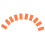 20PCS Tapping Block Floor Installation Tool Set, Orange 6x3x0.5cm 1
