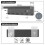 Key Holder with Shelf, 6 Hooks, Self-adhesive Key Organizer Black T 6