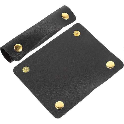 Handbag Handle Holster Wallet Handle Protector Saddle Craft with Making Supplies (black) (2pcs) 2