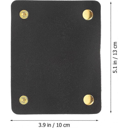 Handbag Handle Holster Wallet Handle Protector Saddle Craft with Making Supplies (black) (2pcs) 1