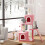 (Pink) Multi Level Cat Tree Tower Activity Centre Cats Climbing Tower 131cm Height 4