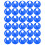 30 pièces Disque d'entrée de ruche 6,9 cm bleu 14