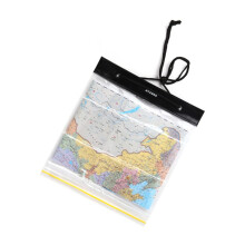 Waterproof Map Case Self-Sealing Pouch Outdoor Map Bag White 1 for Hiking and Travel, Durable Material, Compact Size