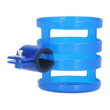 Porte-bouteille de vélo bleu réglable 7-7,5-8 cm